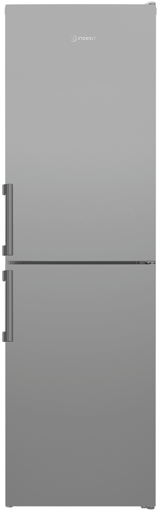 Indesit IKNH 1261 S4UK Fridge Freezer - Silver - 270L Total Capacity - No Frost IKNH 1261 S4UK