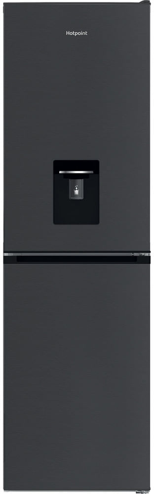 Hotpoint HPKH 1261W XBR4UK Fridge Freezer - Dark Grey - 268L Total Capacity - No Frost - Water Dispenser HPKH 1261W XBR4UK