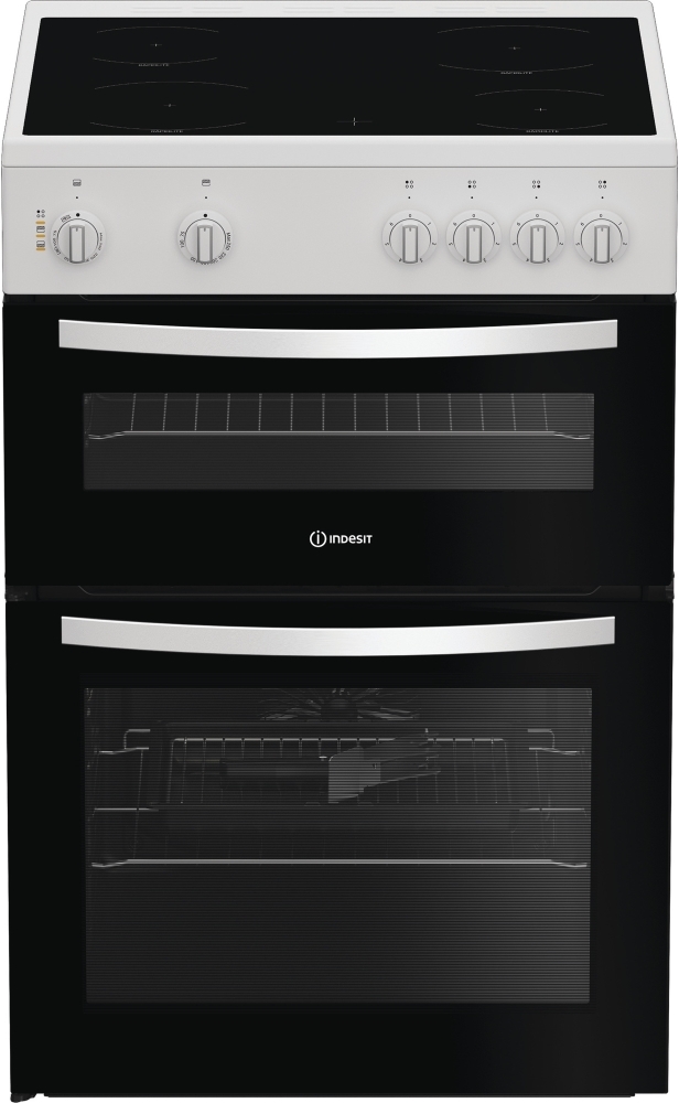 Indesit IDE6VMW Electric Double Cooker 60CM - 69L / 36L with Easy Clean Enamel - Image 8