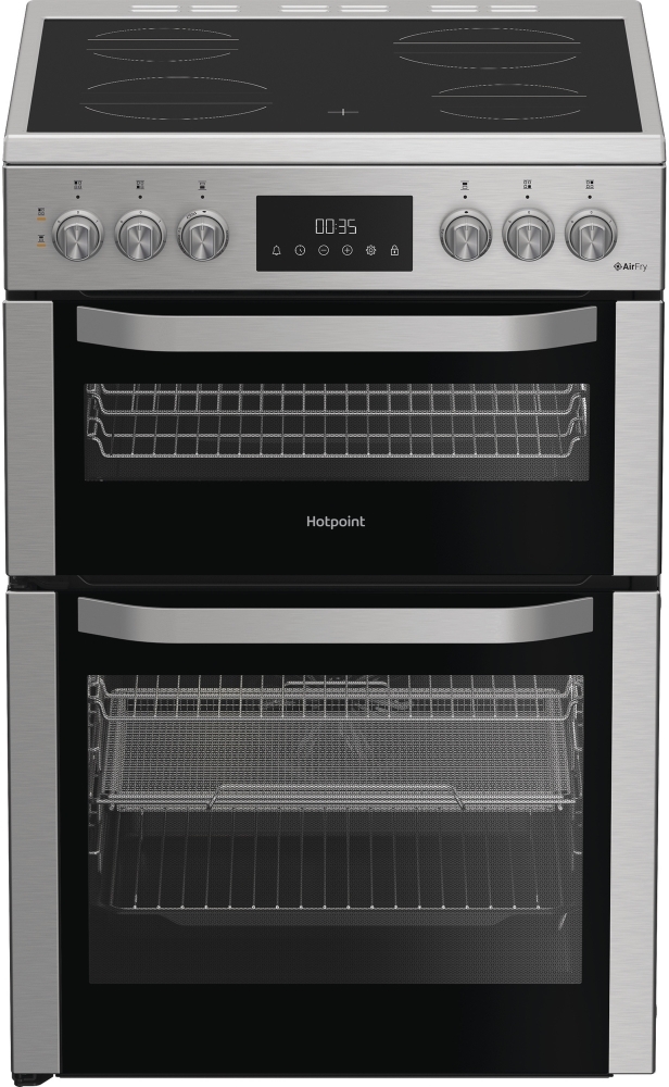 Hotpoint 60Cm Electric Cooker HDE6VDCAX - Image 6