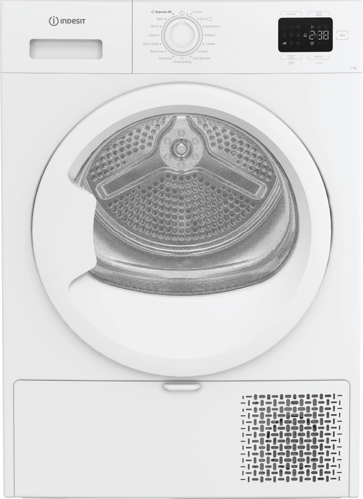 Indesit 7kg Heat Pump Tumble Dryer - White C YSD 72D WW UK