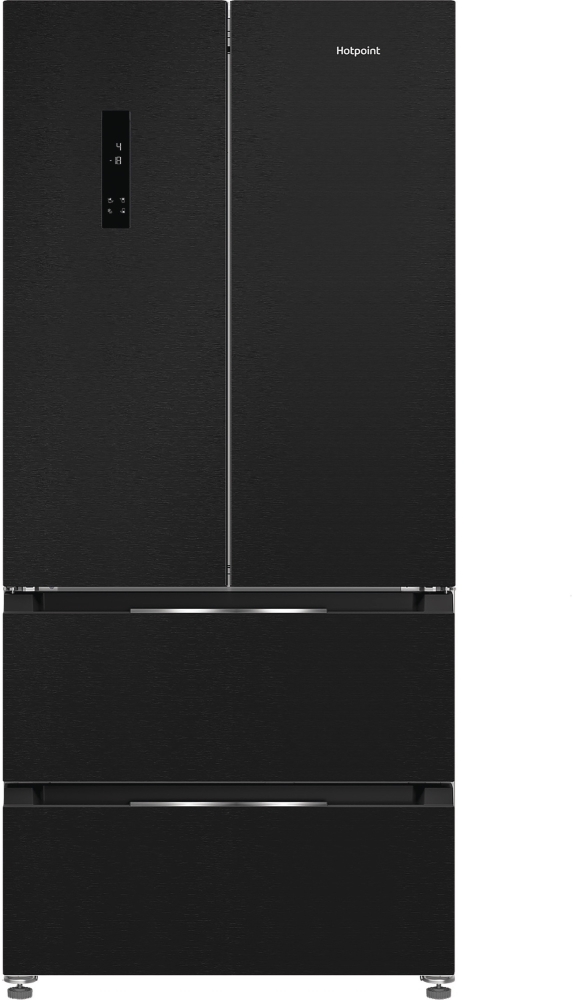 Hotpoint Vitalcare Hpg2 6513 Xk5e American-Style Fridge Freezer - Black, Black - Image 4