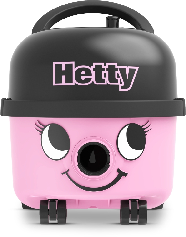 Numatic Hetty HET.160-11 Cylinder Vacuum Cleaner - Pink - 6L Capacity - 10m Cable Hetty HET.160-11
