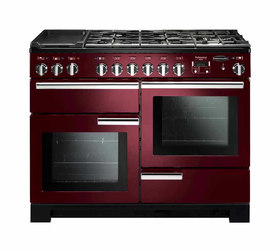 Buy Rangemaster PDL110DFFCY/C Professional Deluxe Cranberry with Chrome