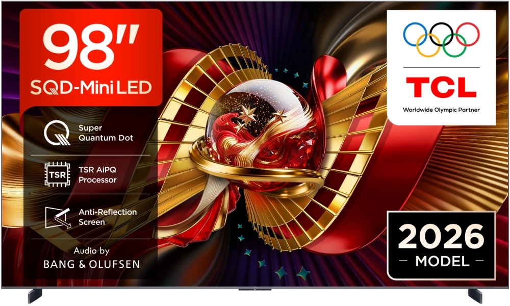 TCL 98C8LUK 4K Ultra HD Smart TV 98 Inch Mini LED Black