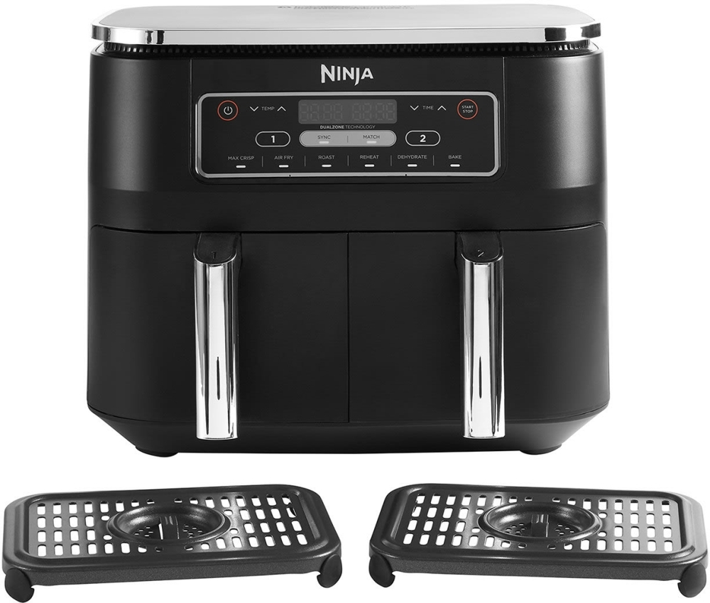 Ninja AF300UK Foodi Dual Zone Air Fryer, Black