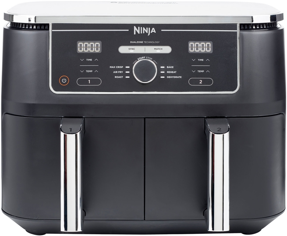 Ninja AF400UK Foodi MAX Dual Zone Air Fryer, Black