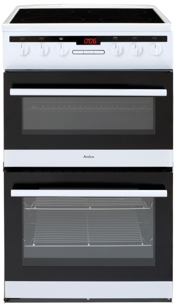 Buy Amica AFC5550WH Electric Cooker with Double Oven White Marks Electrical