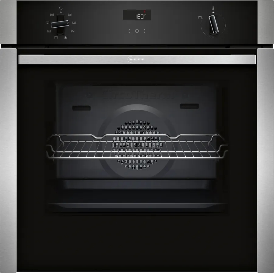 Neff N50 B4ACF1AN3B Built-In Electric Single Oven - 71L - Stainless Steel B4ACF1AN3B N50