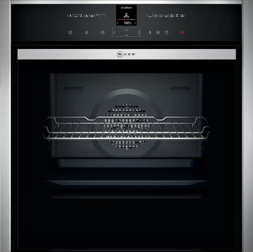 Neff B57VR22N0B N70 Built-In Electric Single Oven, Stainless Steel