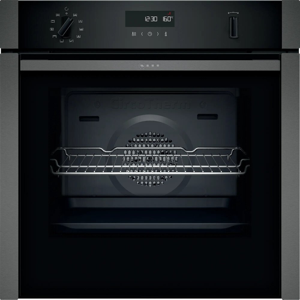 Buy Neff B5ACH7AG0 BuiltIn Electric Single Oven Graphite Marks Electrical