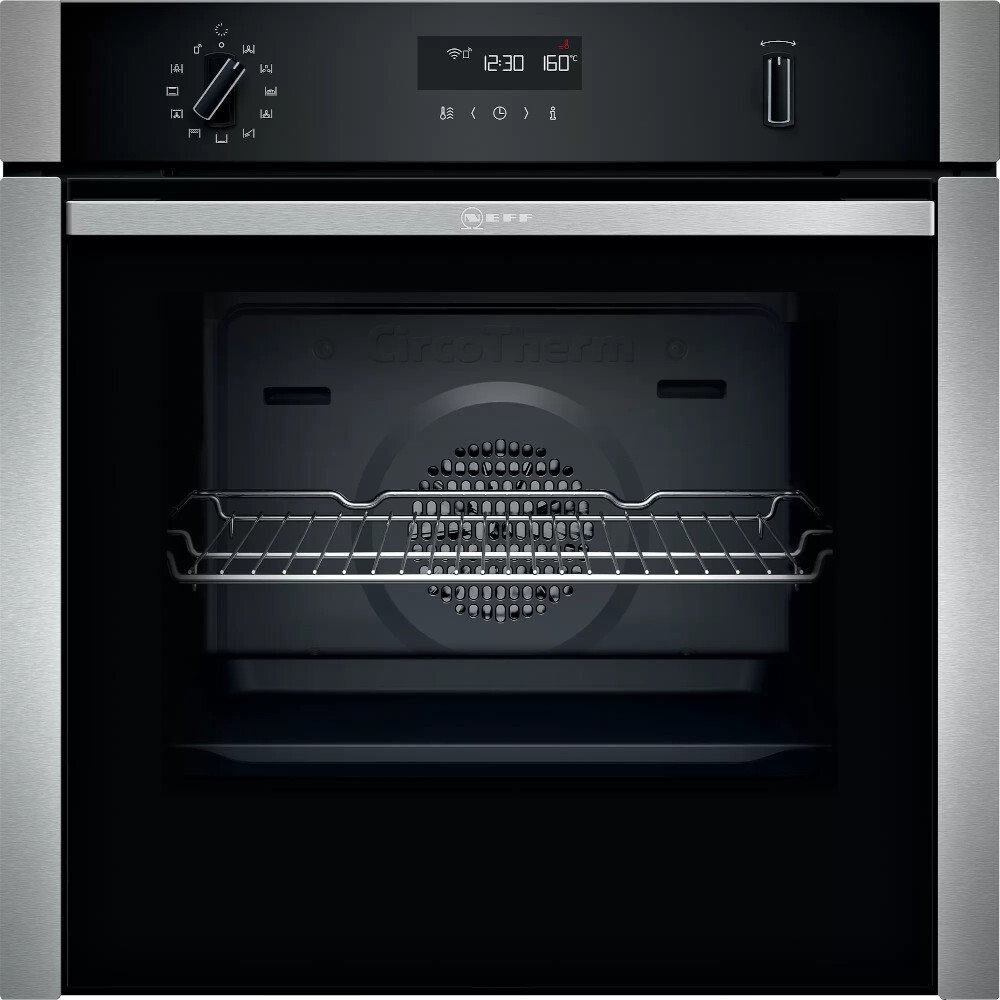 Neff B5ACH7AH0B N50 Built-In Electric Single Oven, Stainless Steel