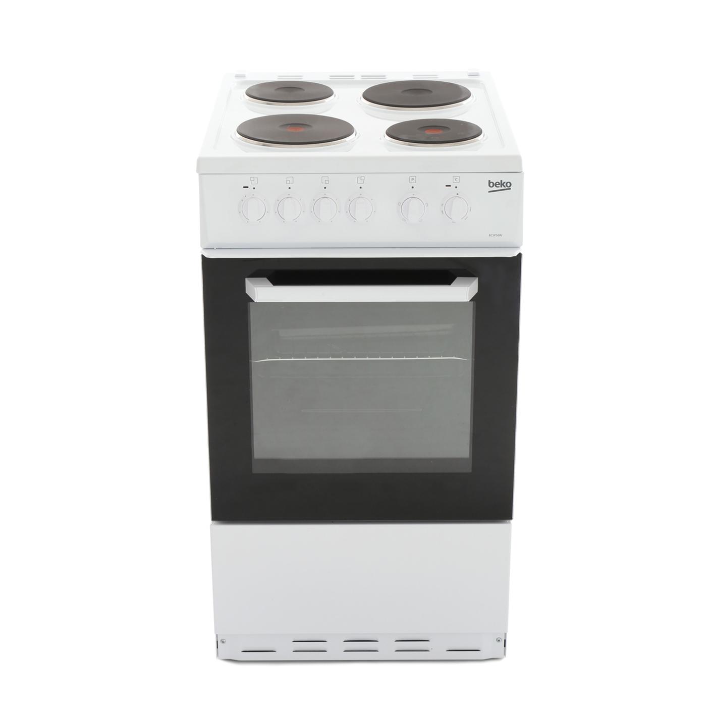 Beko BCSP50W Electric Cooker with Single Oven