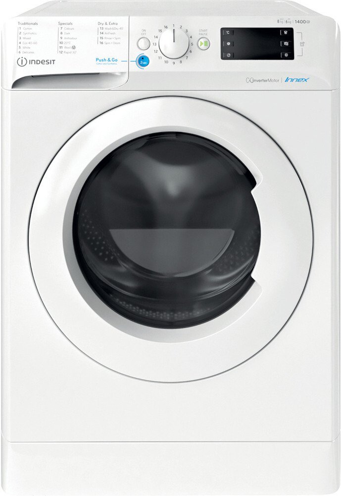 Buy Indesit BDE 861483X W UK N Washer Dryer (BDE861483XWUKN) White