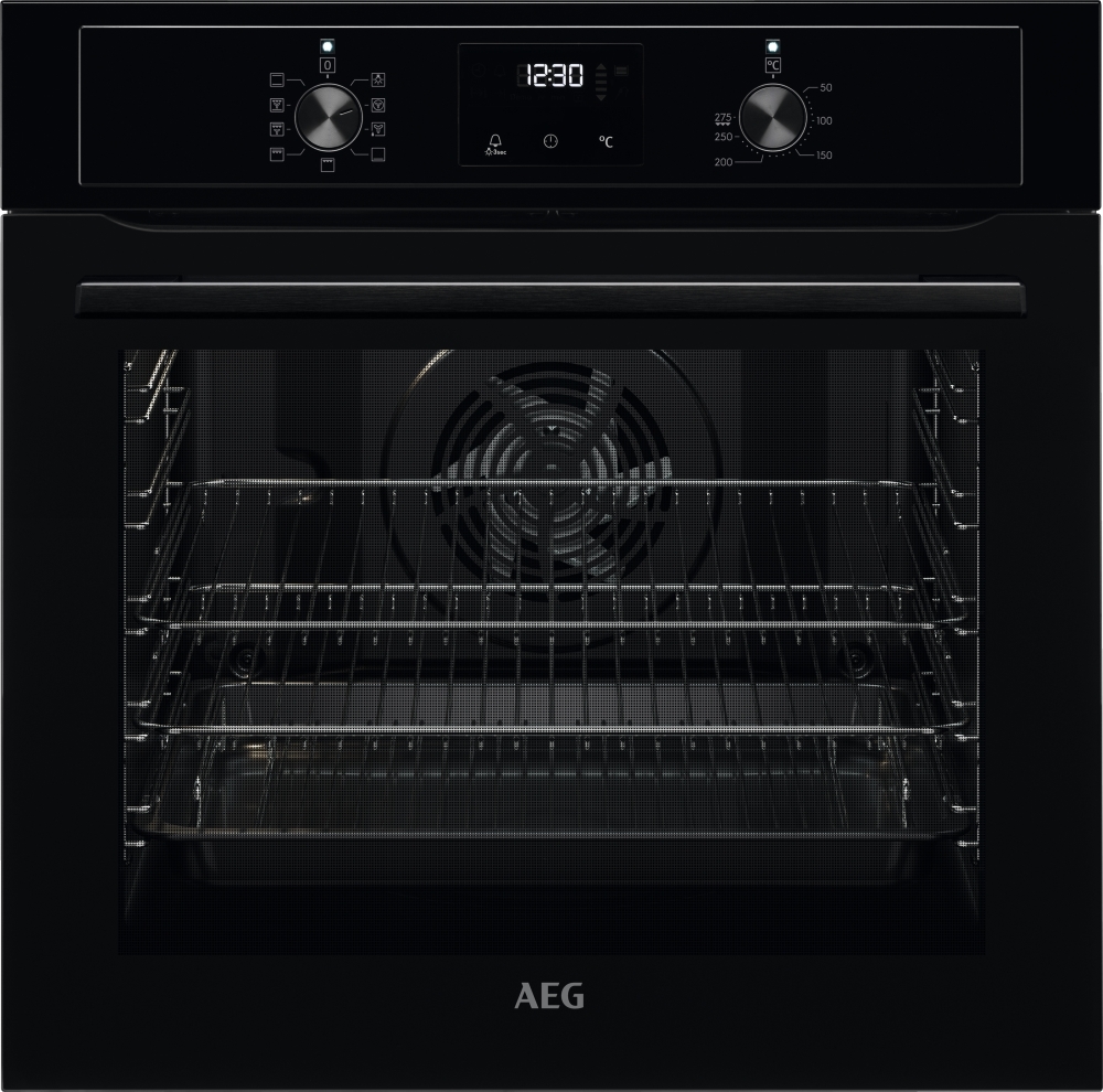 Aeg Black Bex335011b 6000 Surroundcook Built-In Electric Single Oven