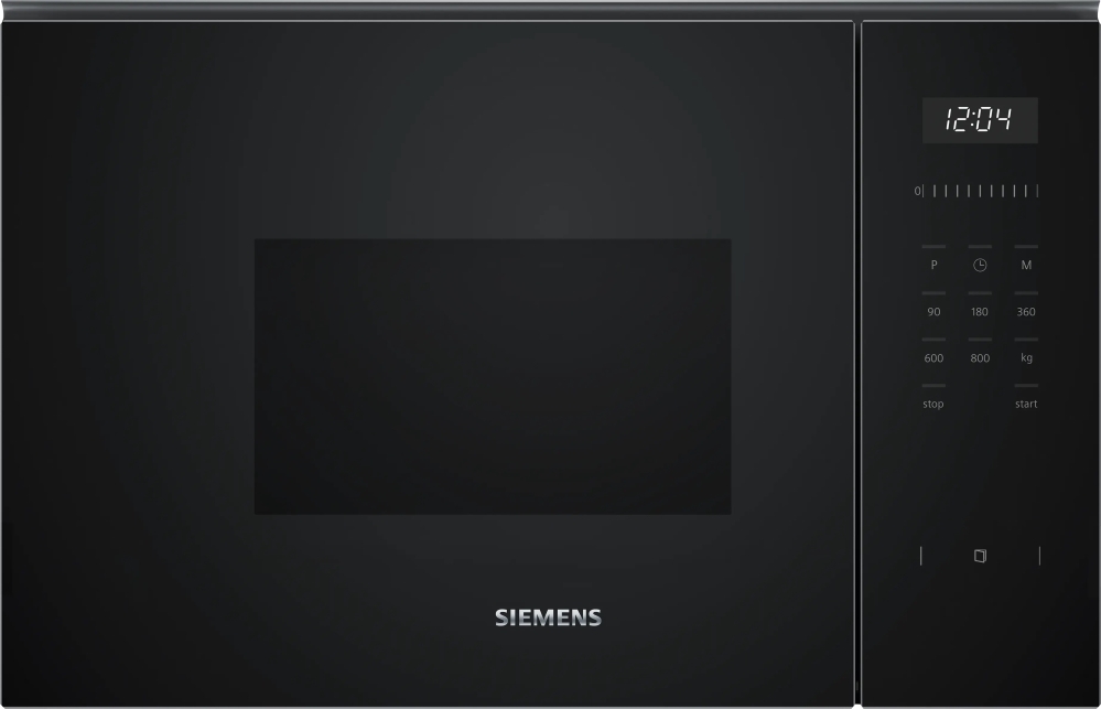 Siemens - Built-In Microwave - Black - 800W BF525LMB1B iQ500