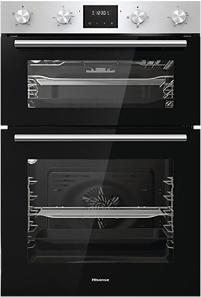 Hisense BID95211XUK Built-In Electric Double Oven - 72L - 38L - Stainless Steel BID95211XUK