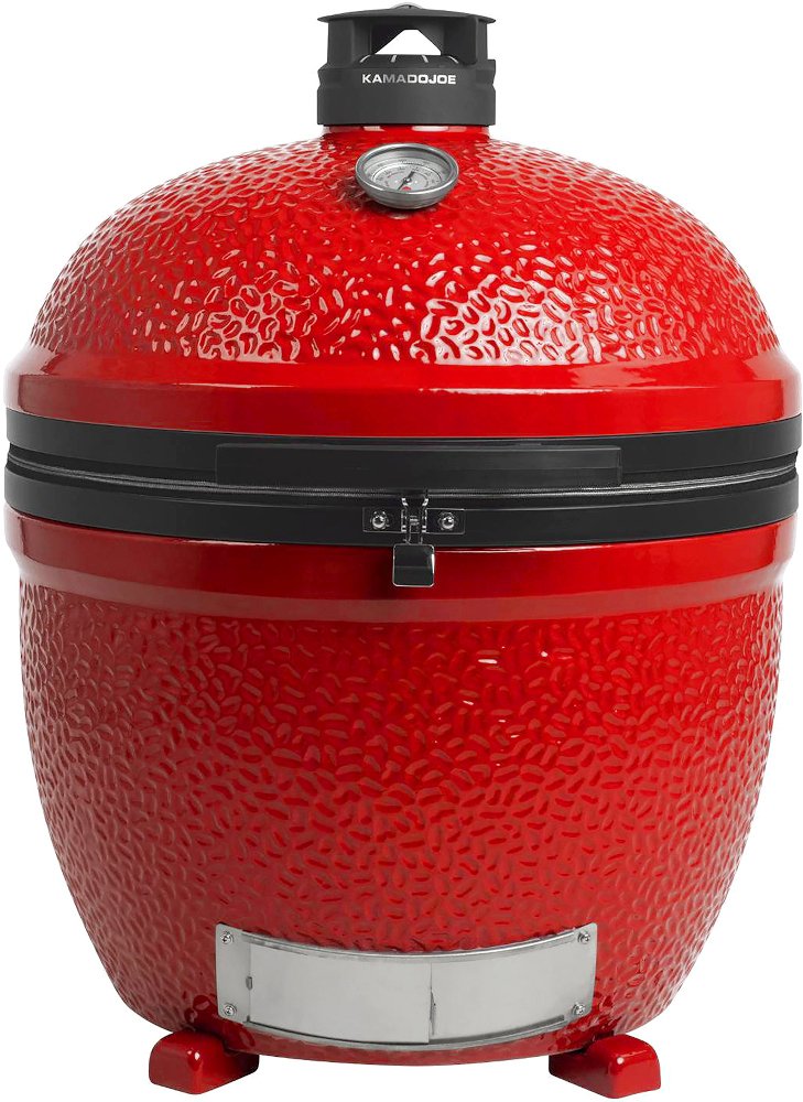 Kamado Joe Big Joe II Kamado Barbecue Grill - 61 cm Cooking Surface Diameter - Red BJ24NRHC