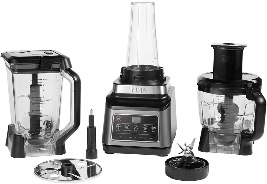 Ninja BN800UK 3-in-1 Food Processor with Auto-IQ, Black