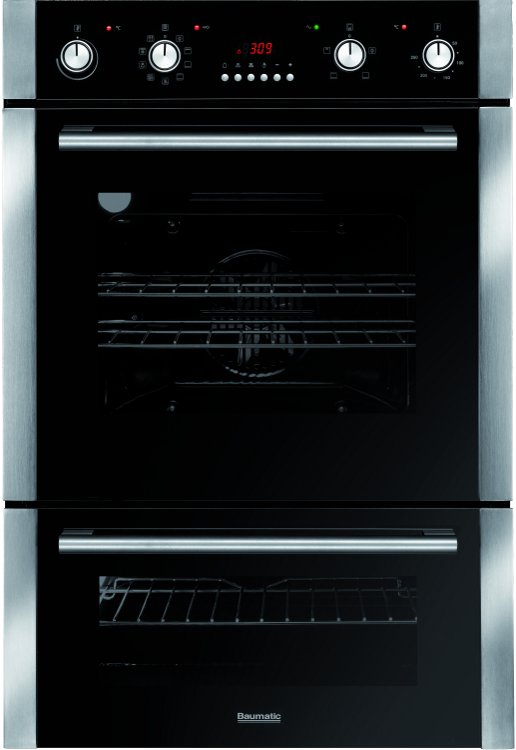 Baumatic BO910SS Double Built In Electric Oven Pyrolytic - Stainless ...