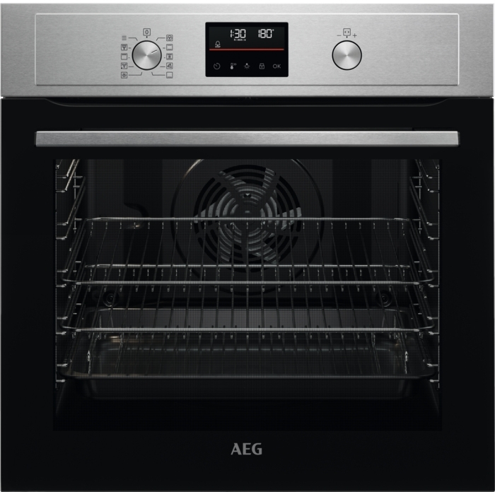 AEG BPX53506EM Built-In Electric Single Oven - Pyrolytic Cleaning - A+ Rated - Stainless Steel BPX53506EM Exclusiv