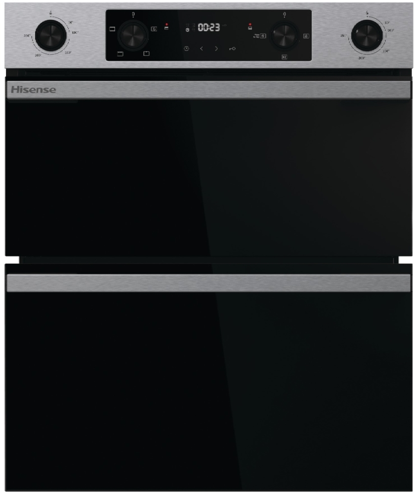 Hisense Built-Under Electric Double Oven, Stainless Steel, A/A Rated - BUD714221CX