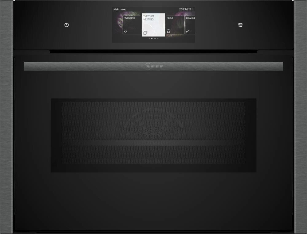 Neff C24MT73G0B Compact Oven - Grey - 45L - TFT Display - Microwave Function C24MT73G0B N90