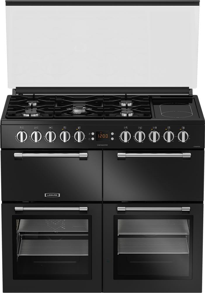 Buy Leisure CC100F521K 100cm Dual Fuel Range Cooker Black Marks