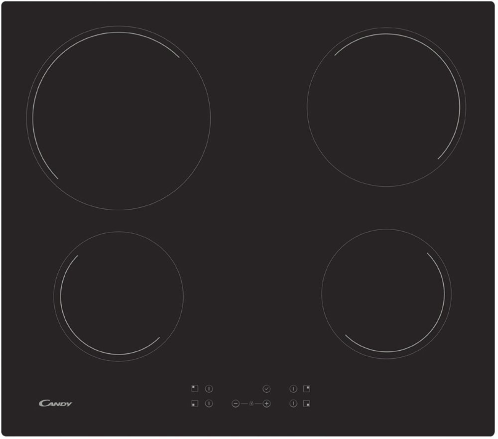 Buy Candy CC64CH Ceramic Hob Black Glass Marks Electrical