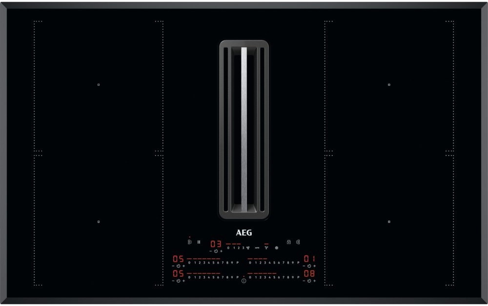 AEG CCE84751FB Induction Hob with Extractor, Frameless, A+ Rated