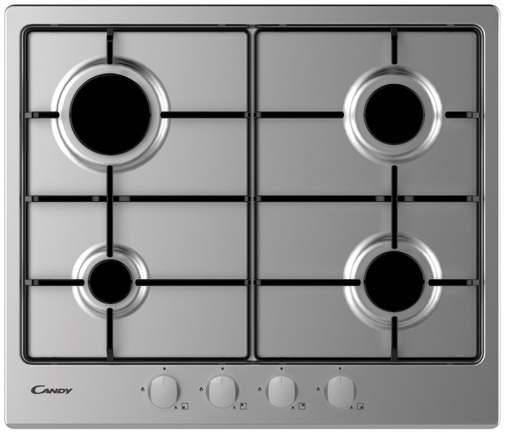 Buy Candy CHW6BRX 4 Burner Gas Hob Stainless Steel Marks Electrical