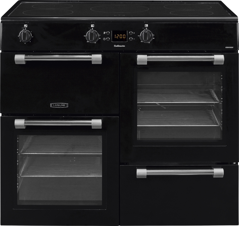 Leisure Cookmaster CK100D210K 100cm Induction Range Cooker, Black, A Rated