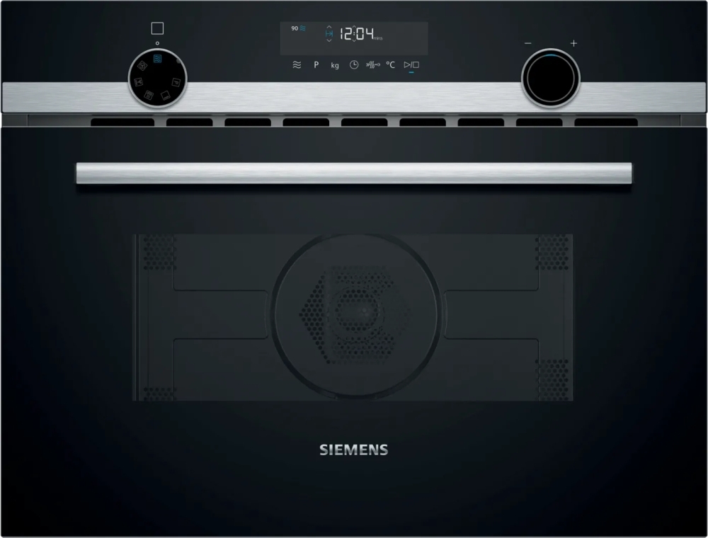 Siemens CM585AGS1B iQ500 Built-In Combination Microwave Oven - 44L Capacity - 900W Microwave Power - Stainless Steel CM585AGS1B iQ500