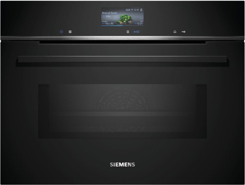 Siemens iQ700 CM736G1B1B Compact Oven with Microwave - 45L - Black CM736G1B1B iQ700