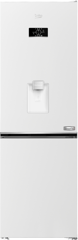 Beko CNB3G4686DVW White Fridge Freezer with Water Dispenser & HarvestFresh PFF - Image 4