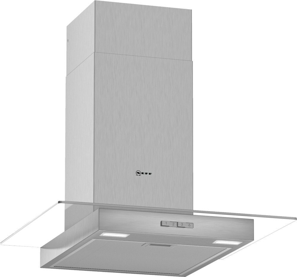 Neff D64GBC0N0B 60cm Chimney Cooker Hood, Stainless Steel