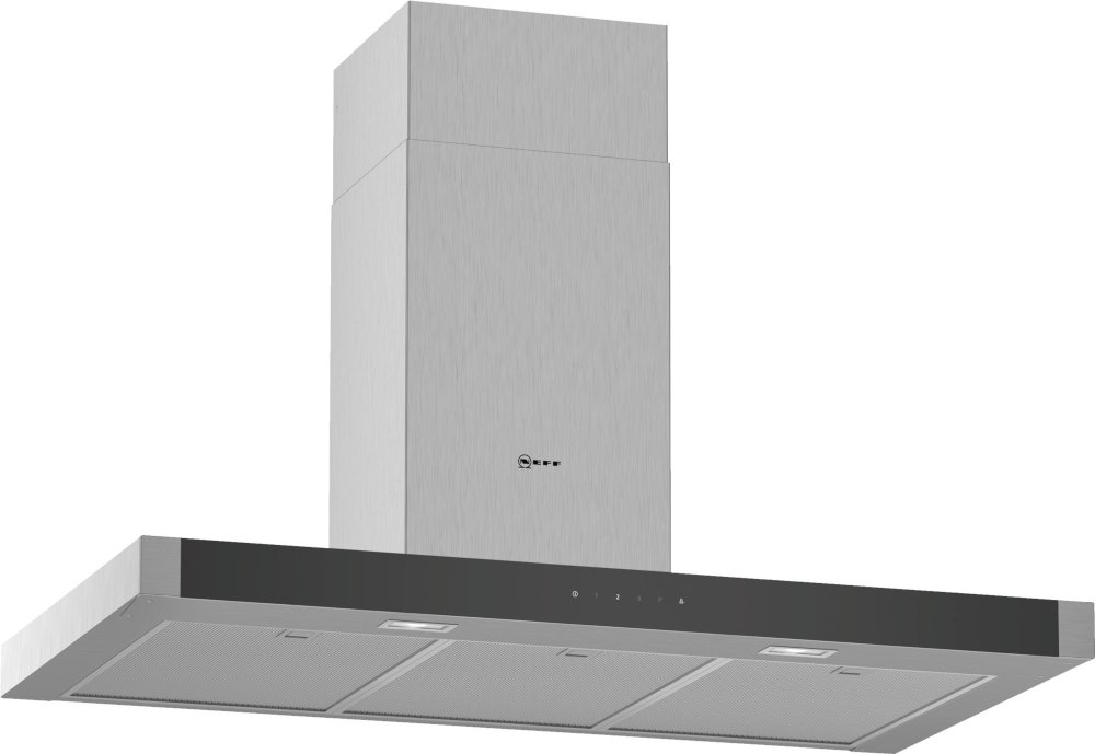 Neff D94BHM1N0B N50 90cm Chimney Cooker Hood, Stainless Steel, A Rated