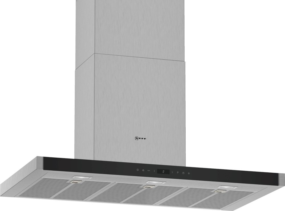 Neff D95BMP5N0B N70 90cm Chimney Cooker Hood, Stainless Steel, A Rated