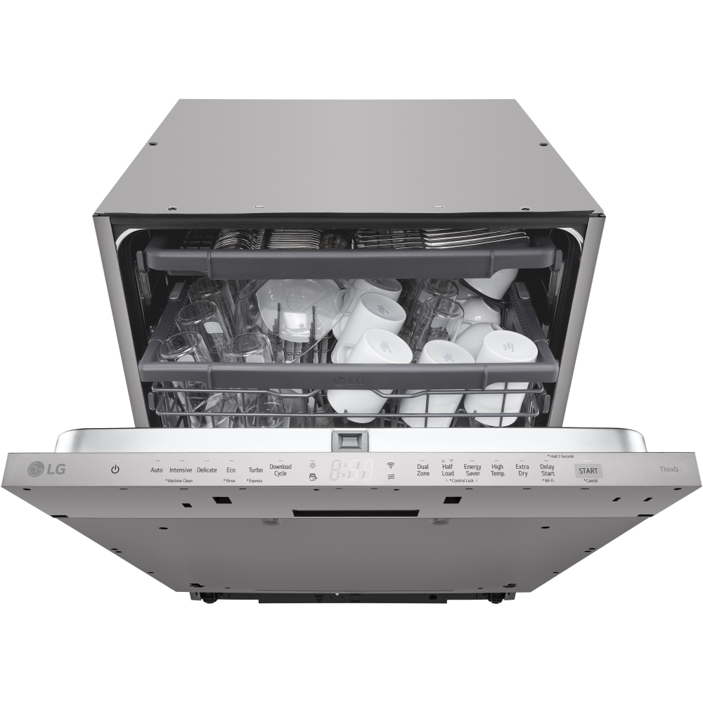 LG DB243TX Fully Integrated Dishwasher - 14 Place Settings - QuadWash - Inverter Direct Drive - Turbo Cycle DB243TX