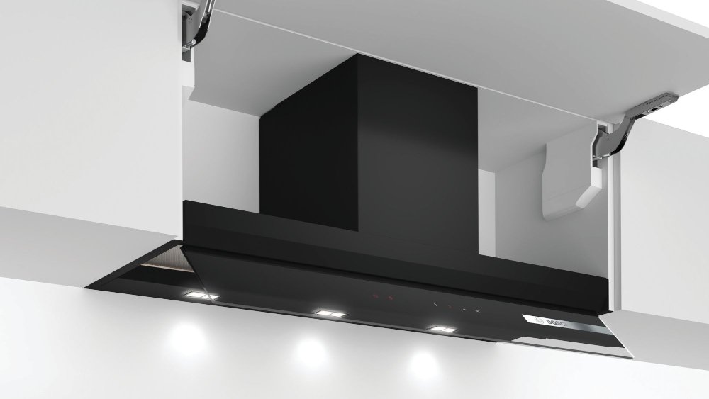 Bosch Black Dbb97am60b Series 6 Integrated Cooker Hood