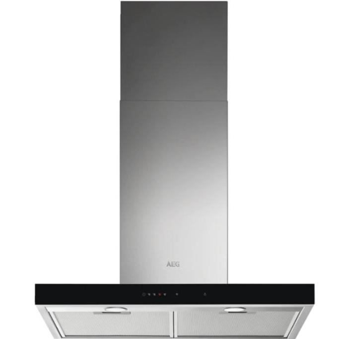 AEG DBE5761HG 70cm Chimney Cooker Hood, Stainless Steel, A Rated