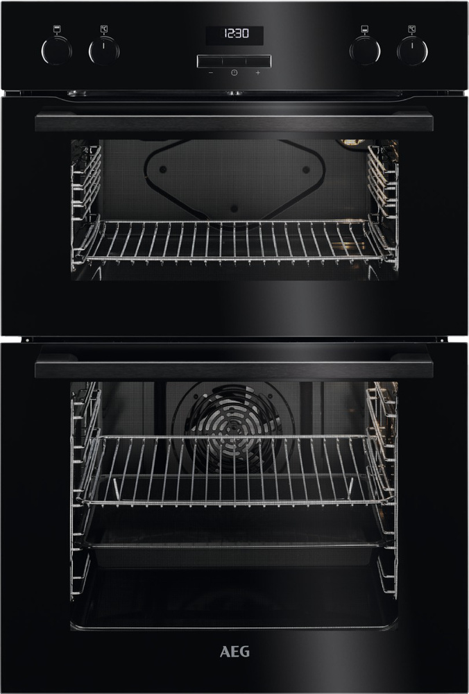 AEG DEE431010B SurroundCook Built-In Electric Double Oven, Black