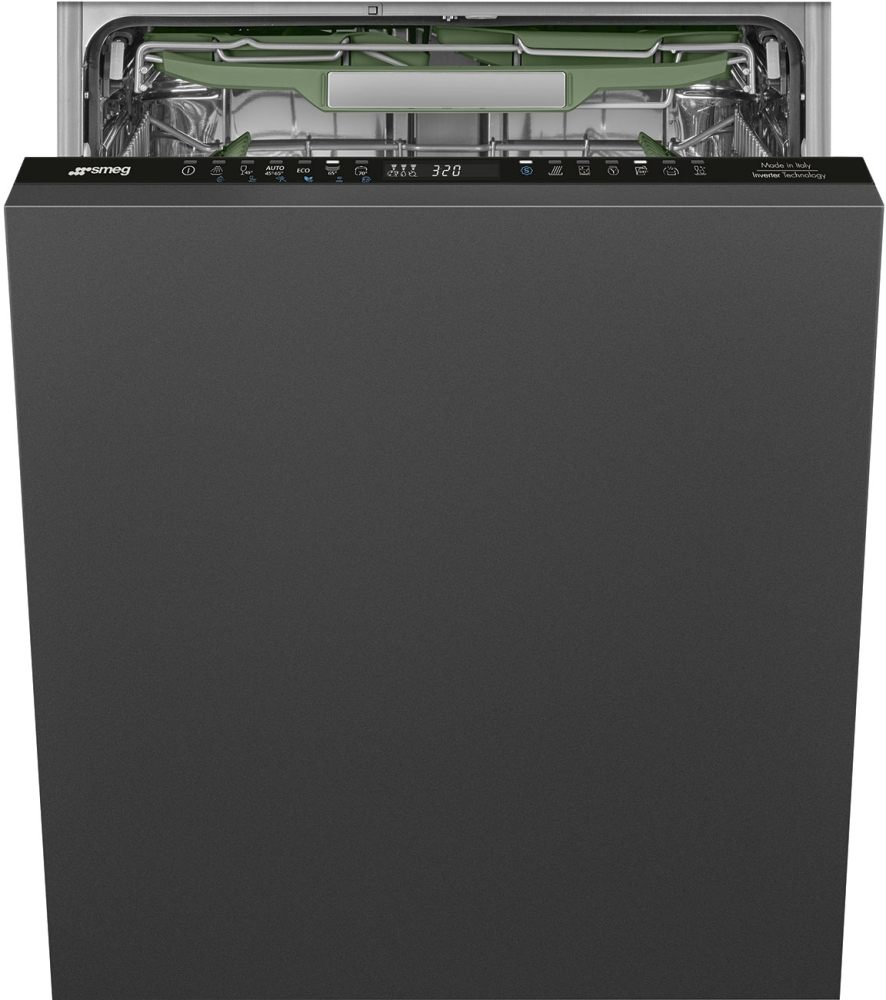 Smeg DIL324AQL Fully Integrated Dishwasher - 14 Place Settings - Black DIL324AQL
