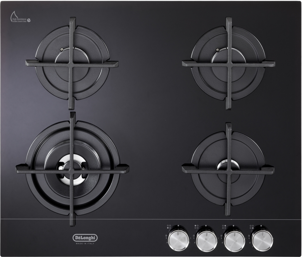 Buy DeLonghi DNSL 460 NCM 4 Burner Gas Hob with FREE Pan Set