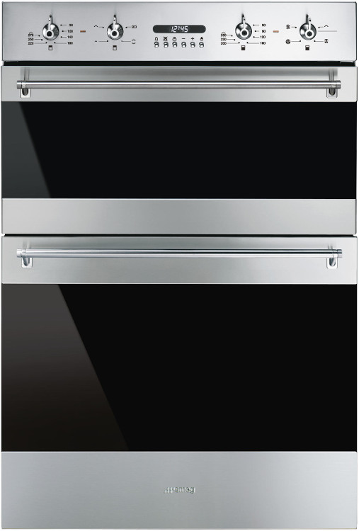 Buy Smeg Classic DOSF634X Double Built In Electric Oven (DOSF634X