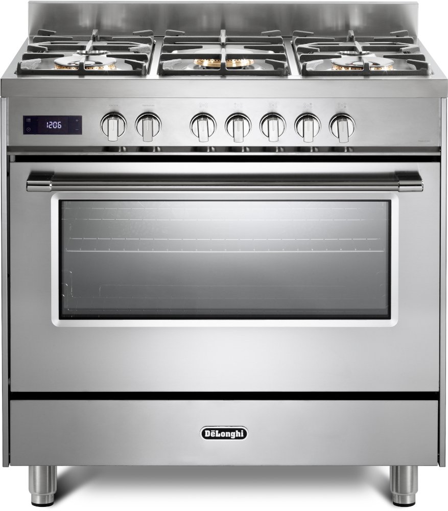 Buy DeLonghi DSR 927DF/X 90cm Dual Fuel Range Cooker (DSR927DFX) Stainless Steel Marks