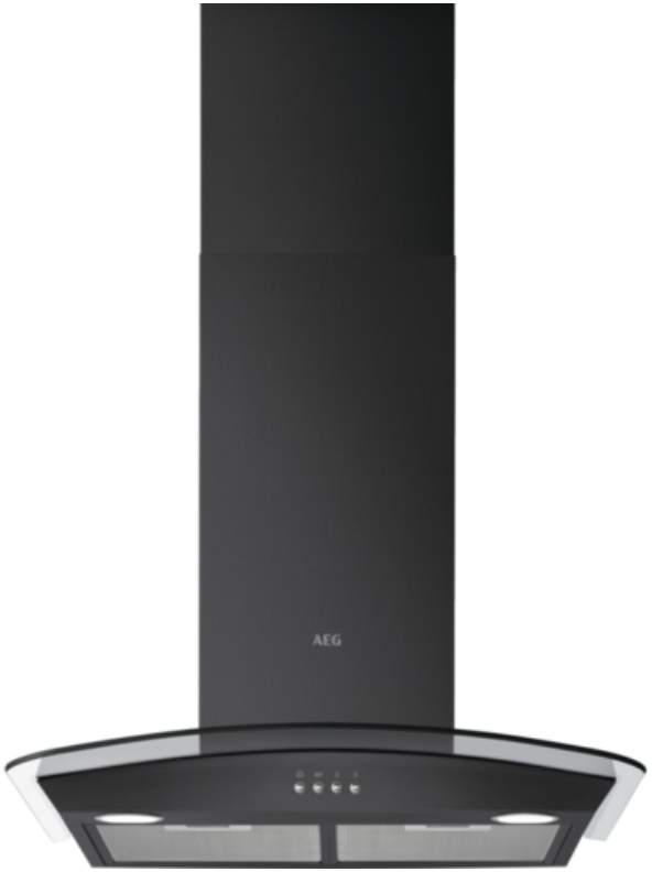 Aeg Black 5000 Ledlights Cooker Hood 60 Cm Dtx3640b - Image 2