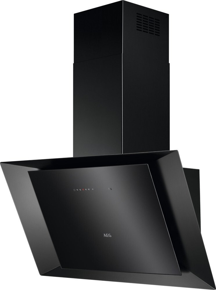 AEG DVK6981HB 90cm Chimney Cooker Hood, Black, A+ Rated