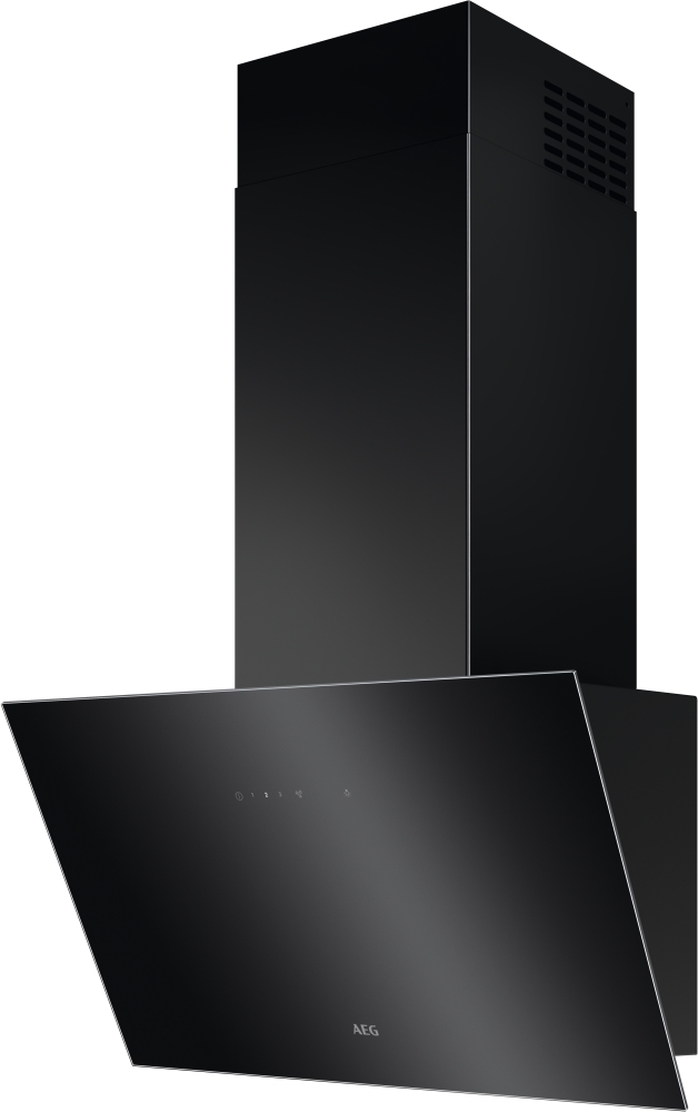 AEG DVX5661HB 60cm Chimney Cooker Hood - Hob2Hood - 710 m3/h - Black DVX5661HB 8000 Hob2Hood