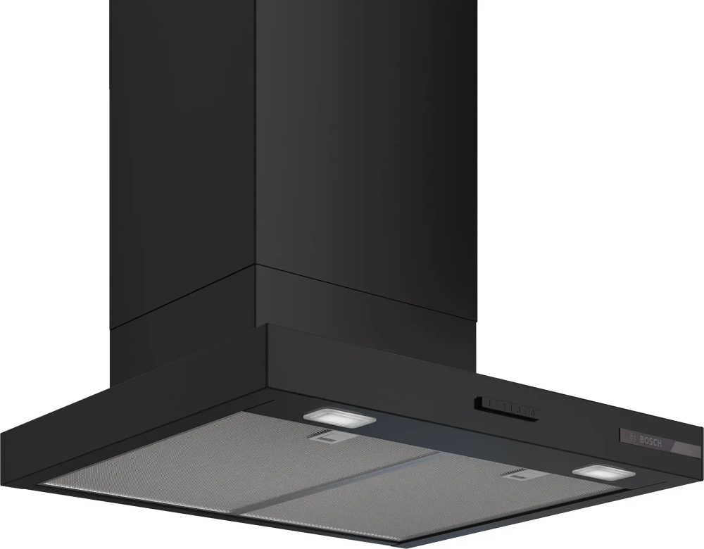 Bosch - Chimney Cooker Hood - 60cm - Black - Stainless Steel